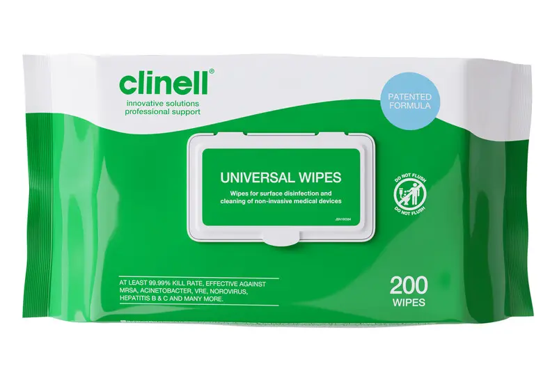 Clinell Universal Wipes (Pack of 200)