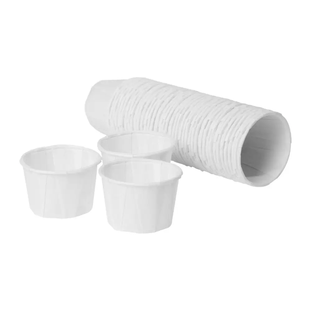 [PTS-01] Waxed Paper Medicine Pots 28mL (Pack of 250)