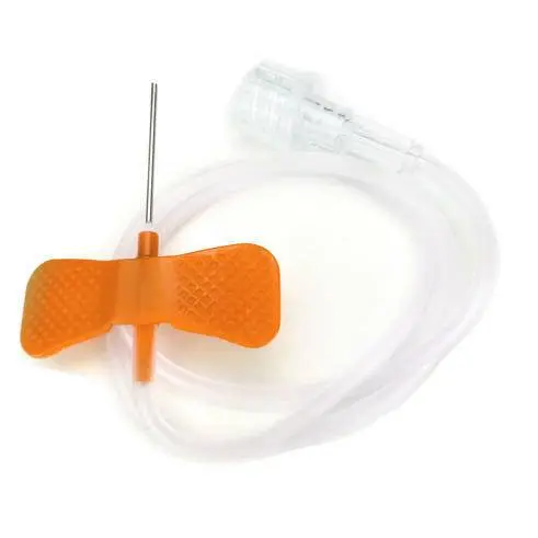 [NDL-WIS25] Butterfly Winged Infusion Set Orange 25G 19mm (Pack of 50)