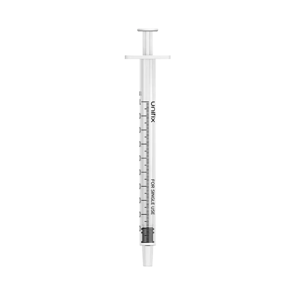 [SYR-LS1-2] Unifix Syringe Luer Slip 1mL (Pack of 100)