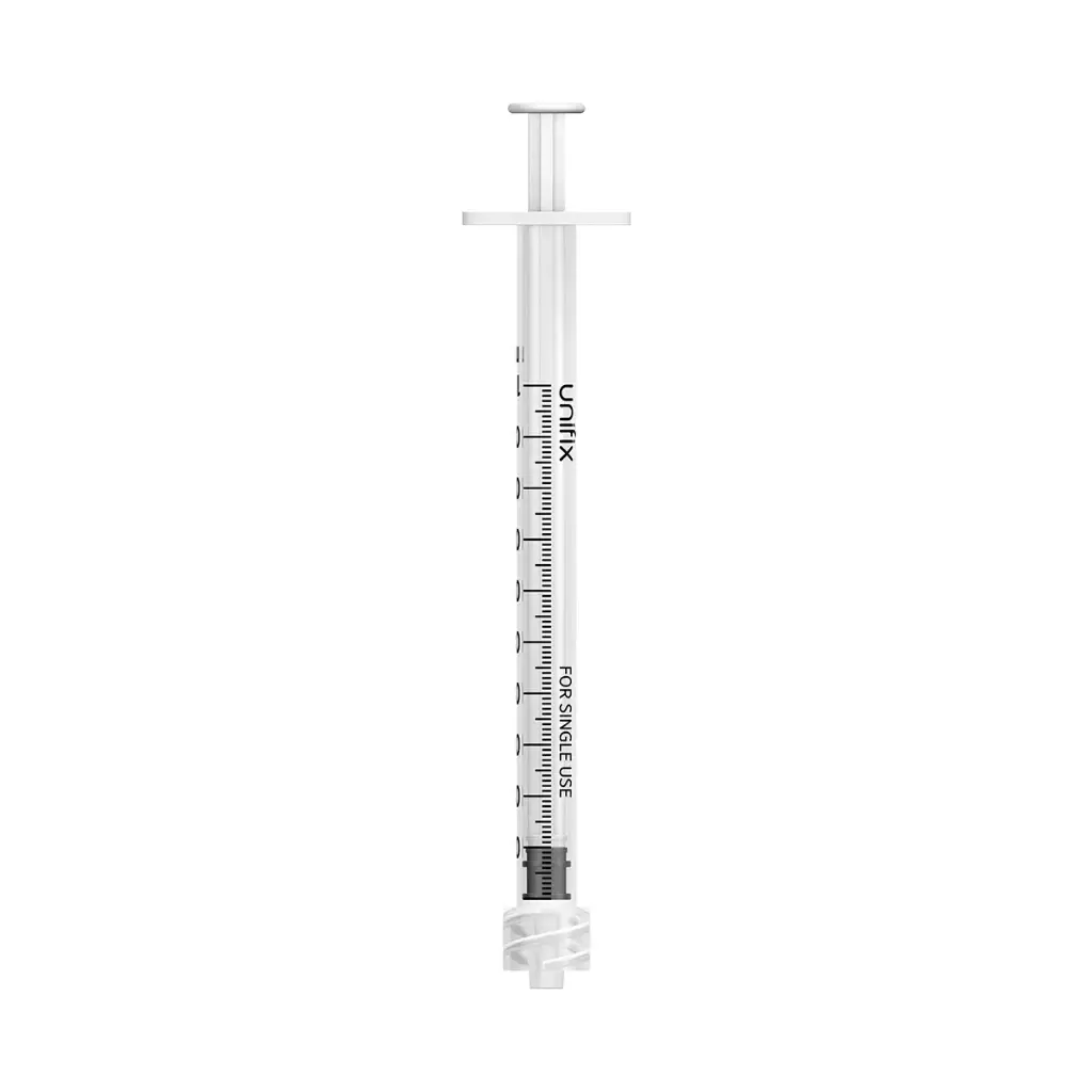 Unifix Syringe Luer Lock 1mL (Pack of 100)