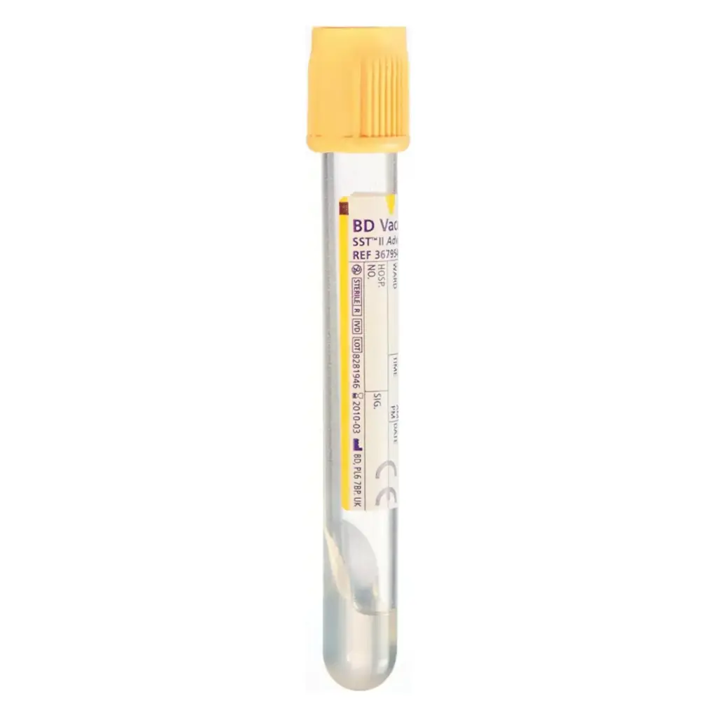 [BLD-YSST5-1] BD Vacutainer SST II Advance 5mL Tubes (Pack of 100)