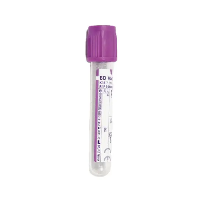 BD Vacutainer K3EDTA 4mL Tubes (Pack of 100)