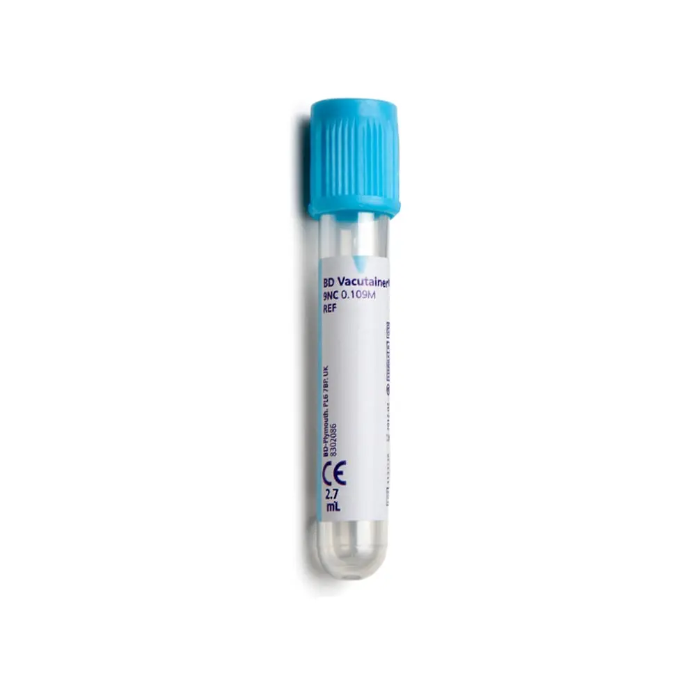 BD Vacutainer Sodium Citrate 2.7mL Tubes (Pack of 100)