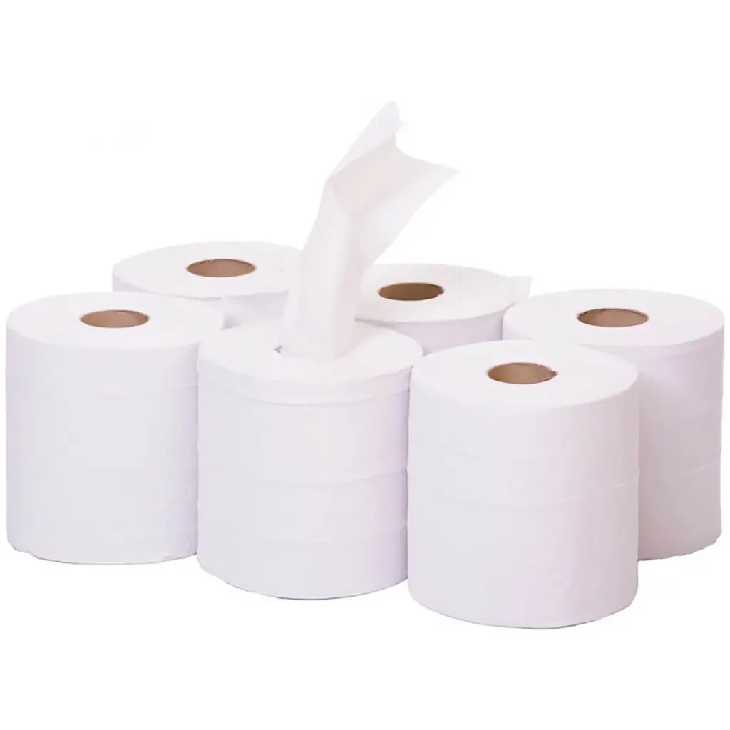 Centre Feed Roll White 2Ply 170mm x 150m (Pack of 6)