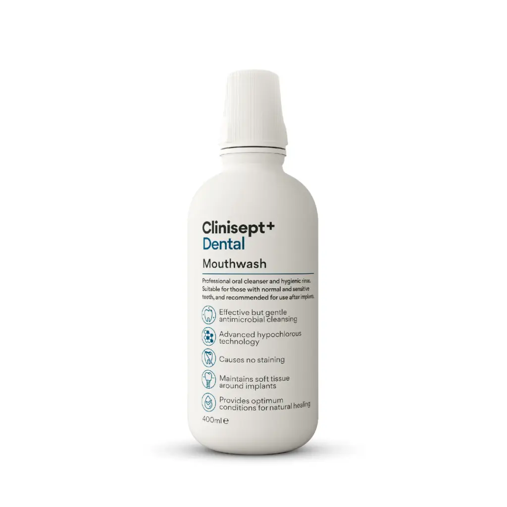 [CLS-MW4C] Clinisept+ Dental Mouthwash 400mL with Integrated Cup