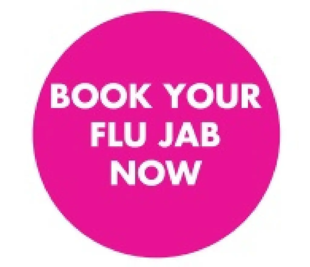 [LAB-FLU1] Alert Stickers Flu Jab (Roll of 1000)