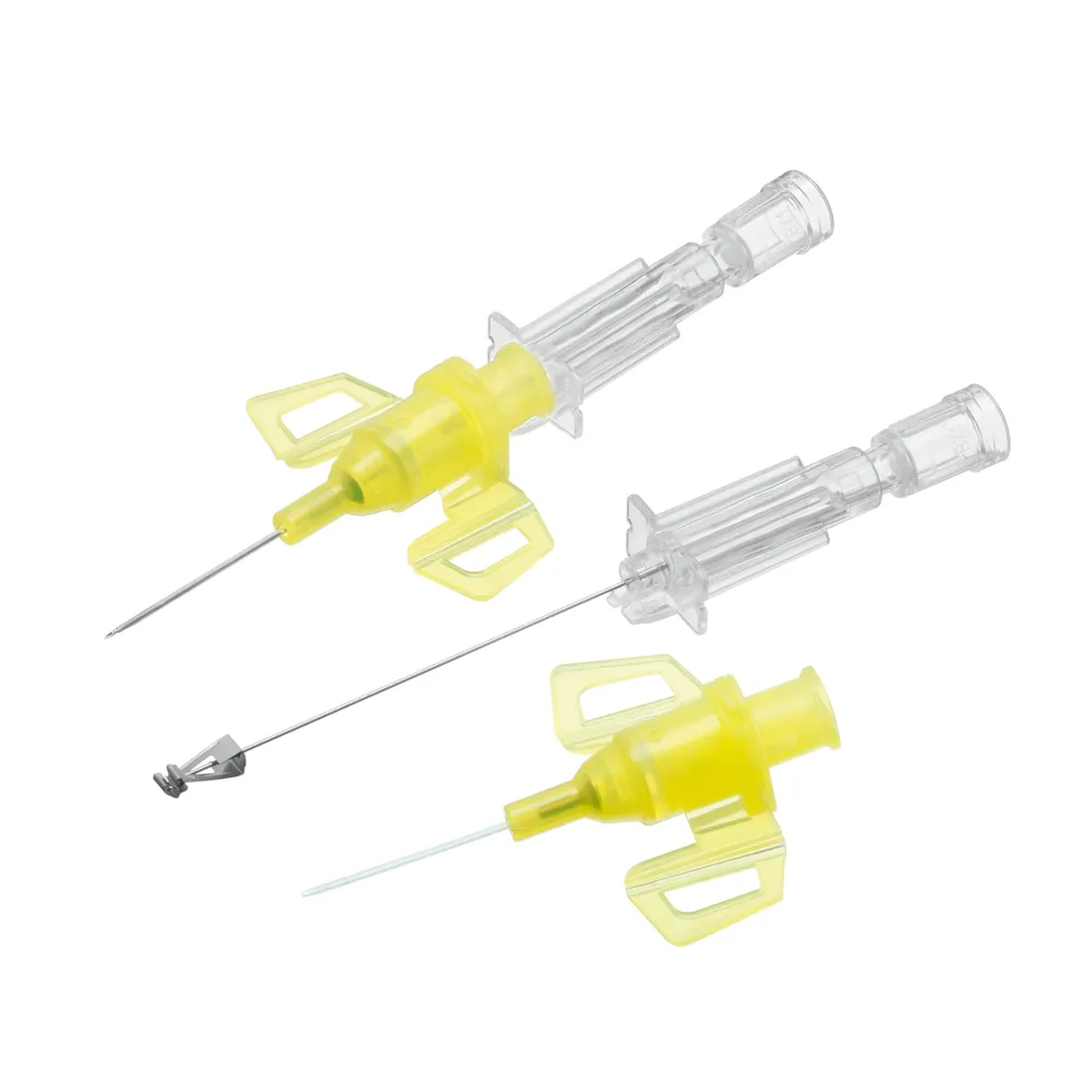 [NDL-CTH24-3] Braun Introcan Safety 3 IV Catheter Yellow 24G 19mm (Pack of 50)