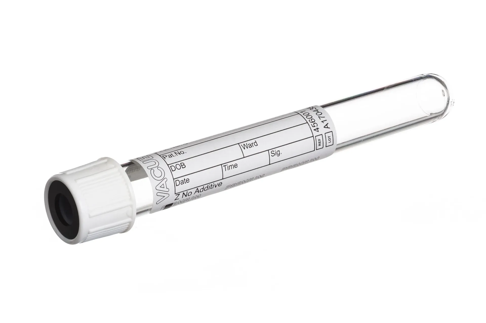 VACUETTE No Additive White PREMIUM 6mL Tubes (Pack of 50)