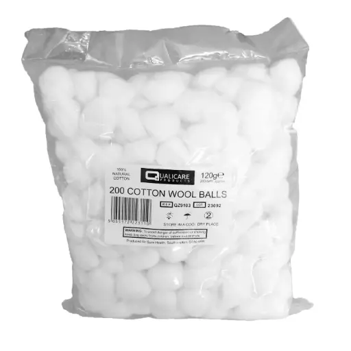 [COT-NS200] Cotton Balls Non-sterile (Pack of 200)
