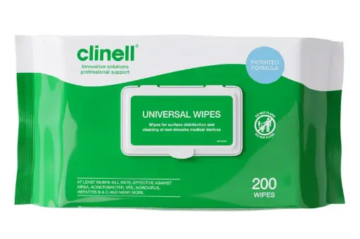 [WIP-CL200] Clinell Universal Wipes (Pack of 200)