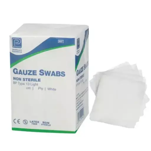[GAU-NS50-2] Premier Gauze Swabs Non-sterile 8Ply 5 x 5cm (Pack of 100)