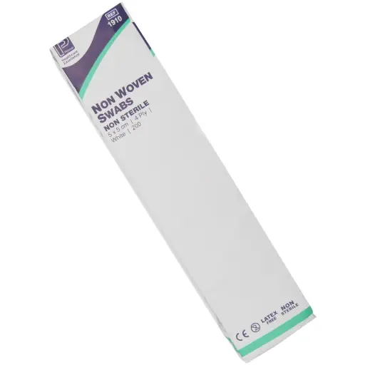 [GAU-NS50-4] Premier Non-woven Swabs Non-sterile 4Ply 5 x 5cm (Pack of 200)