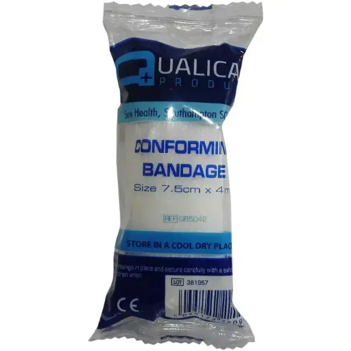[WC-BCF07-2] Qualicare Conforming Bandage (7.5cm x 4m)