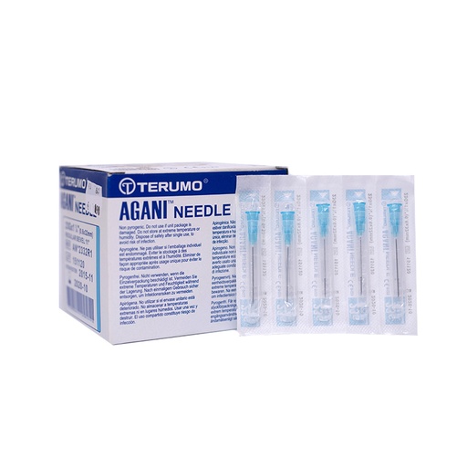 [NDL-HN2312-3] Terumo AGANI Needle Blue 23G 1.25" (Pack of 100)
