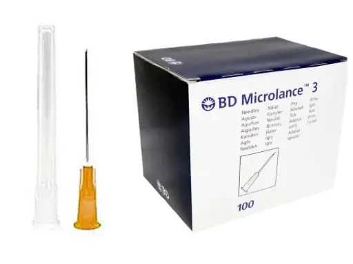 [NDL-HN2510-4] BD Microlance 3 Needle Orange 25G 1" (Pack of 100)