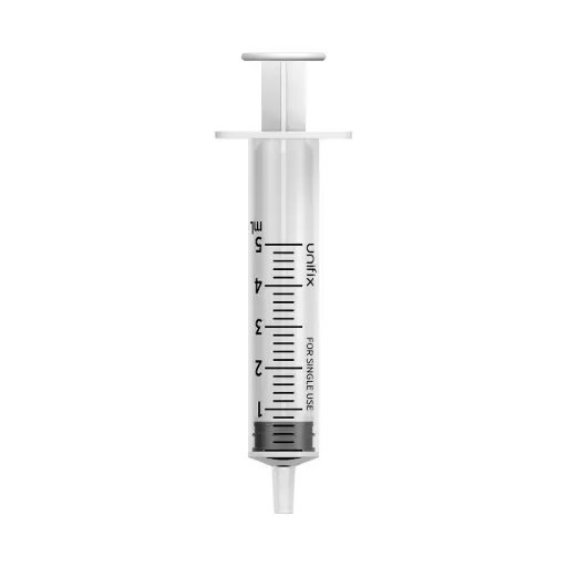 [SYR-LS5-2] Unifix Syringe Luer Slip 5mL (Pack of 100)