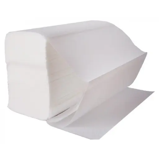 [PAP-HTZW] Hand Towels Z-Fold White 2Ply (Case of 3000)