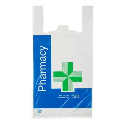 [BAG-CVM] NHS Carrier Bags Vest Medium (Pack of 2000)