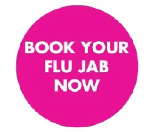 [LAB-FLU1] Alert Stickers Flu Jab (Roll of 1000)